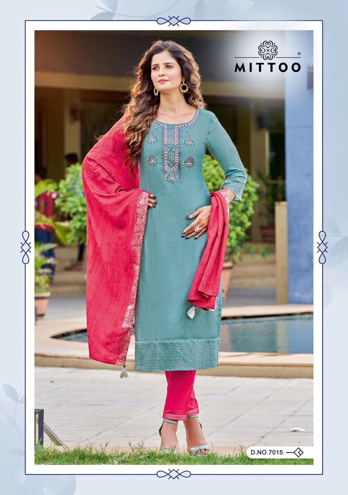 Mittoo Life Style Vol 2 Viscose Silk Wholesale Readymade Salwar Suit Catalog — Wholesale Salwar Suits, Mittoo wholesale from Surat — Photo 5